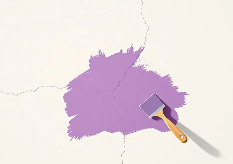 Ponçage et rebouchage des fissures avant mise en peinture